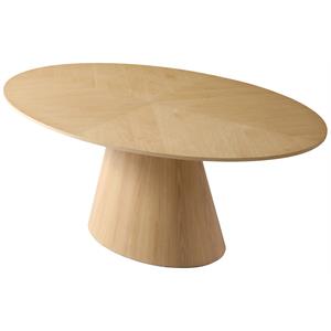Pemberly Row Modern / Contemporary Natural Oak Finish Dining Table