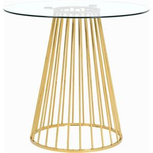 Pemberly Row Modern / Contemporary Counter Height Table in Gold