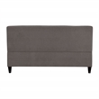 Pemberly Row Mid-Century Modern Sofa - French Dark Gray Finish