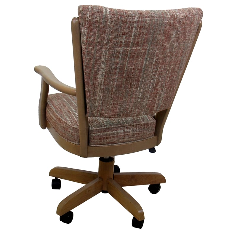 Pemberley Row Fabric Multi-Color Dining Chair Rectangular Swivel 37