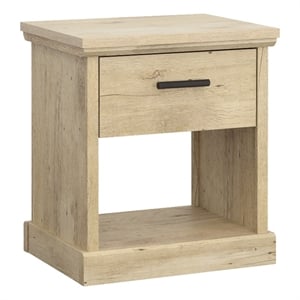 Pemberly Row Engineered Wood Night Stand in Prime Oak Finish