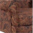 Pemberley Row Fabric Red Wingback Chair Unassembled