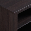 Pemberly Row MDF Rustic Farmhouse Electric Fireplace Wood TV Stand - Espresso