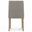 Pemberly Row Modern / Contemporary Dining Chair in Taupe Finish