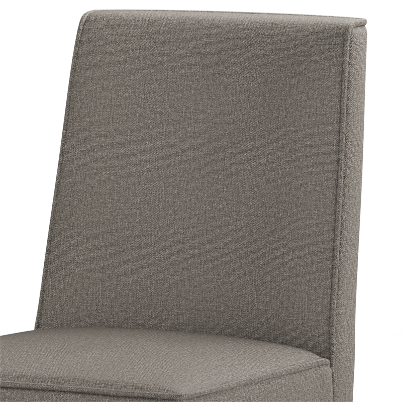 Pemberly Row Modern / Contemporary Dining Chair in Taupe Finish