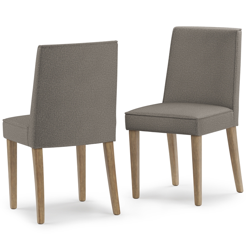 Pemberly Row Modern / Contemporary Dining Chair in Taupe Finish