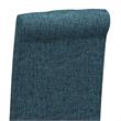 Pemberly Row Tufted Chair (Set of 2) in Denim Blue Linen Look Fabric
