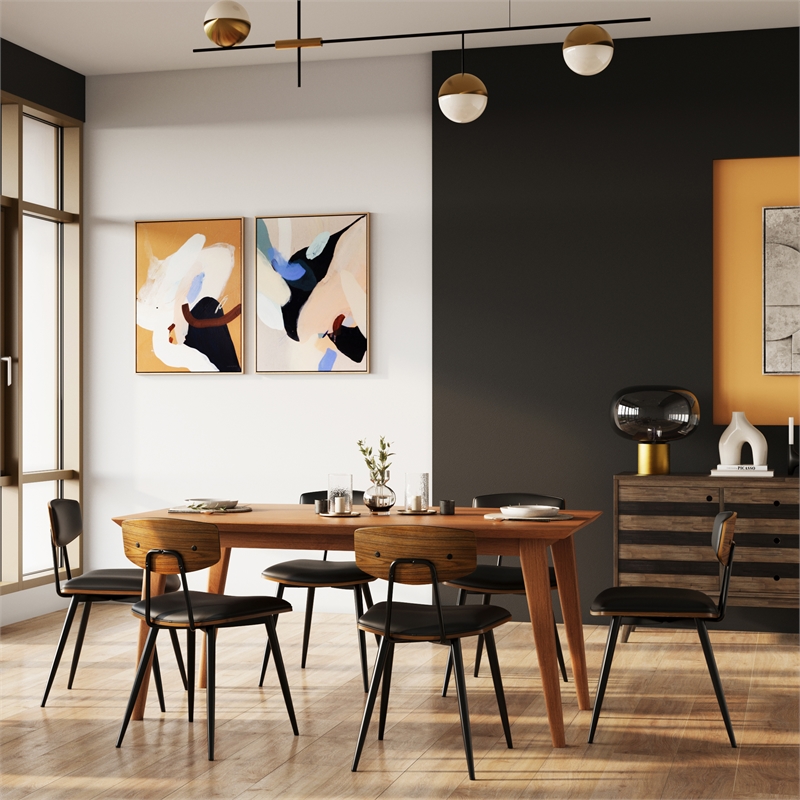 Pemberly Row Draper Wood & Rubberwood 66x40