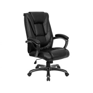 Pemberly Row Contemporary Ergonomically Curved Back Office Chair