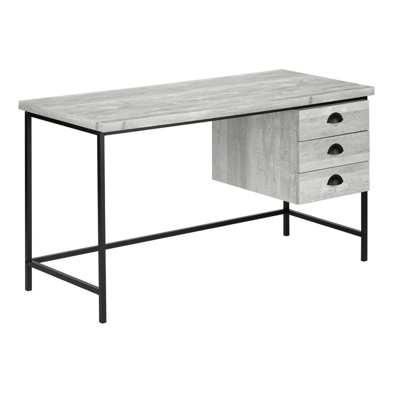 Pemberly Row Computer Desk Home Office Laptop Storage Drawers 55