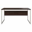 Pemberly Row 60W x 30D Computer Table Desk in Black Walnut - Engineered Wood