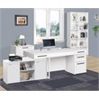Pemberly Row 2-Drawer Modern Wood Lateral File Cabinet in White