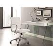 Pemberly Row Modern Archie Engineered Wood Office Desk in White