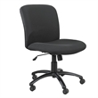 Pemberly Row Big and Tall Mid Back Task Office Chair in Black