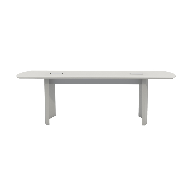 Pemberly Row Modern / Contemporary 8' Conference Table in Sea Salt