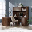 Pemberly Row Contemporary Engineered Wood Desk Hutch in Spiced Mahogany