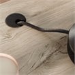 Pemberly Row Executive Desk in Engineered Wood-Chalk Oak Finish