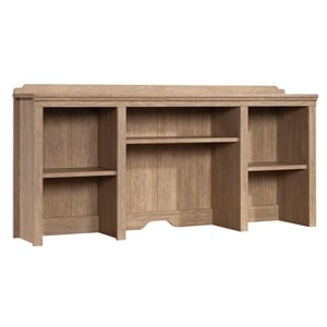 Pemberly Row Engineered Wood 54&quot Hutch in Brushed Oak Finish