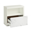 Pemberly Row Contemporary Engineered Wood Lateral File in Pearl Oak
