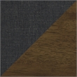 Pemberly Row Mid-Century Fabric Upholstered Accent Chair in Dark Gray