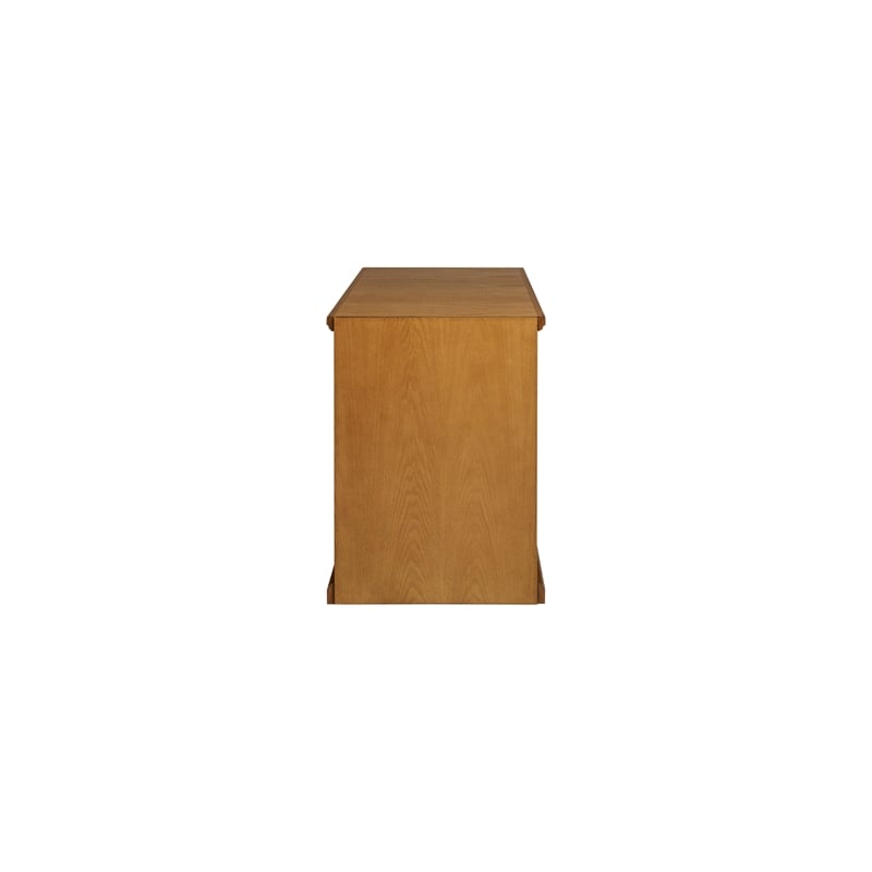 Pemberly Row Contemporary 2 Drawer Wood Filing Cabinet Natural