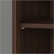 Pemberley Row Engineered Wood Black Walnut Bookcase Rectangular 5-Shelf Unassembled