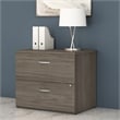 Pemberly Row 2 Drawer Lateral File Cabinet in Modern Hickory - Engineered Wood