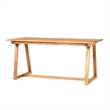 Pemberly Row Modern Slat Back Solid Wood 70