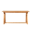 Pemberly Row Modern Slat Back Solid Wood 70