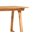 Pemberly Row Modern Slat Back Solid Wood 70