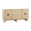 Pemberley Row MDF Coastal Oak Sideboard Rectangular Adjustable Shelf 63