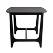 Pemberly Row Modern Solid Wood Trestle Base Dining Table - Black Ash