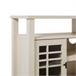 Pemberly Row Transitional Wood Glass Door Storage Sideboard 58