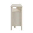 Pemberly Row Transitional Wood Glass Door Storage Sideboard 58