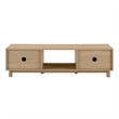Pemberley Row MDF Oak TV Stand Rectangular Contemporary 58