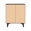 Pemberly Row 3-Drawer Groove Handle Solid Wood Dresser - Black