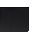 Pemberly Row 4-Door Modern Wood Sideboard with Ample Cabinet in Black