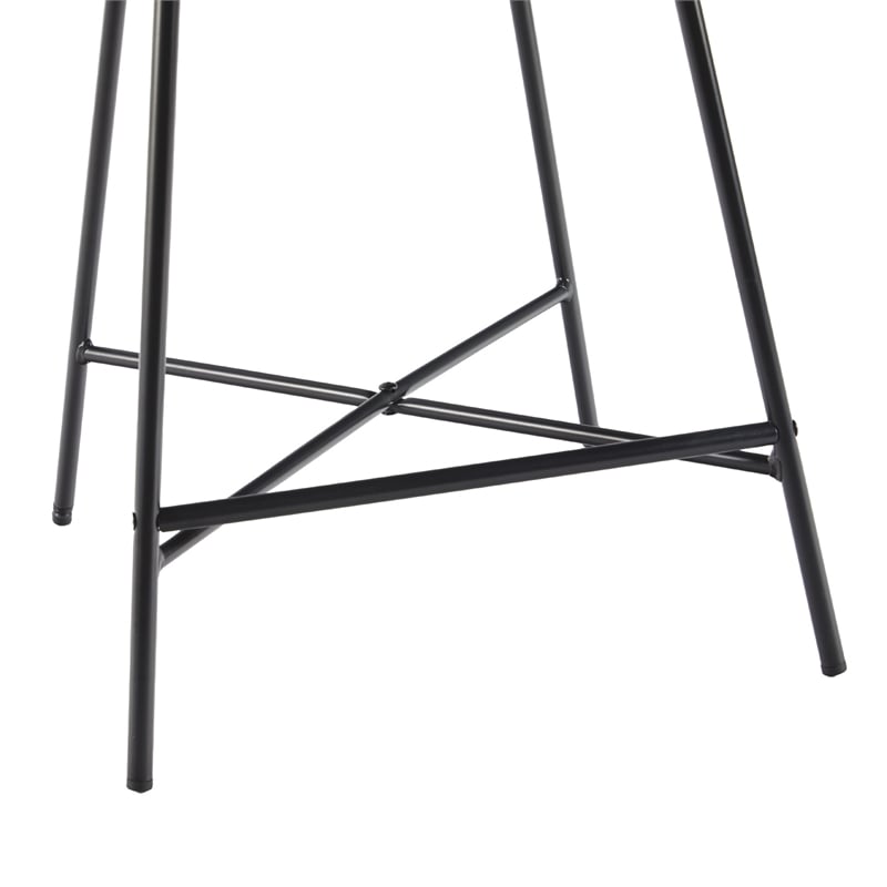 Pemberley Row Upholstered Whiskey Brown Counter Stool Rectangular High-Performance 33.18