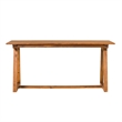 Pemberly Row Modern Slat Back Solid Wood 70