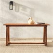 Pemberly Row Modern Slat Back Solid Wood 70