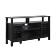 Pemberly Row Transitional Wood Glass Door Storage Sideboard 58