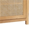 Pemberley Row Rattan English Oak Sideboard Rectangular 58