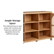 Pemberley Row Rattan English Oak Sideboard Rectangular 58