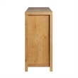 Pemberley Row Rattan English Oak Sideboard Rectangular 58