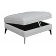 Pemberly Row Modern Upholstered Ottoman in Multi-Color Finish