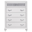Pemberly Row 5-drawer Contemporary Wood Chest in White Finish