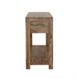 Pemberley Row Sheesham Natural Console Table Rectangular Adjustable 31