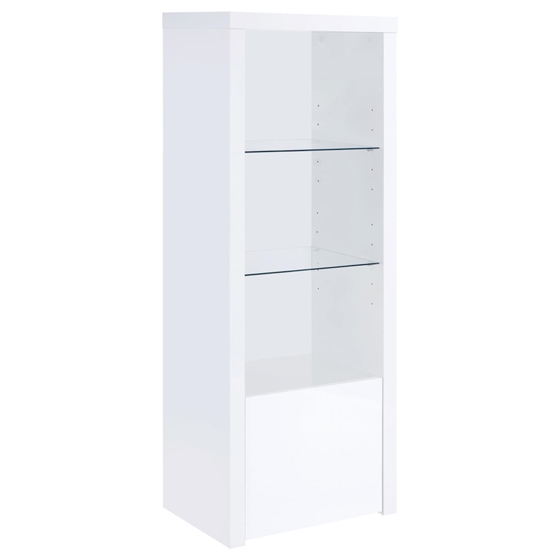 Pemberly Row 3-Piece Modern Wood Entertainment Center in White