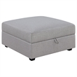 Pemberly Row 5-piece Fabric Upholstered Modular Sectional Gray