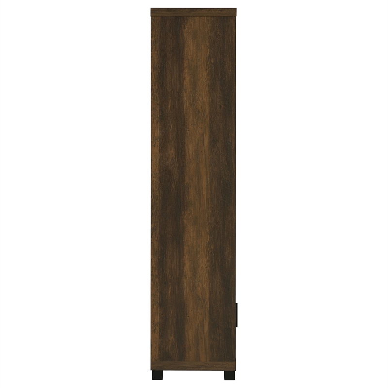 Pemberly Row 3-shelf Transitional Wood Media Tower in Dark Pine